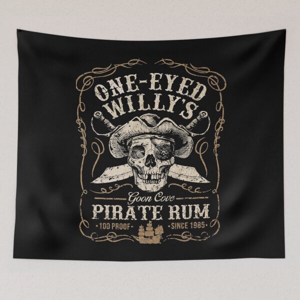 Item preview, One Eyed Willy's Goon Coves Pirate Rums Men Women designed and sold by Danieldeleon2.