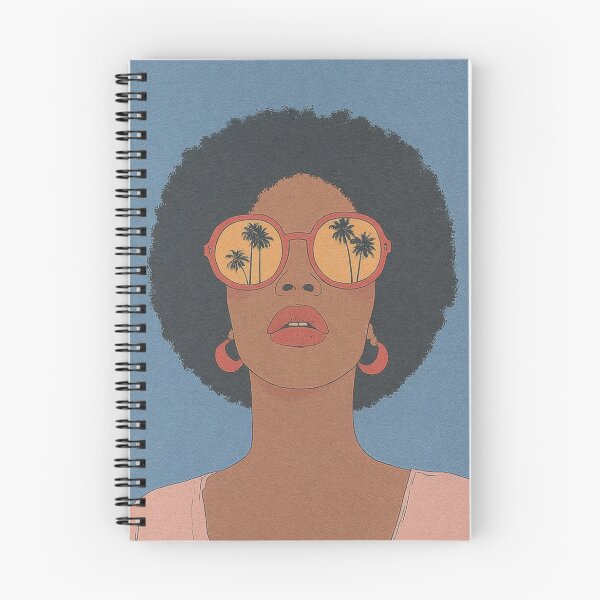 Item preview, Palm Tree Reflections – Afro Chic Pop Art Portrait designed and sold by These-Things.