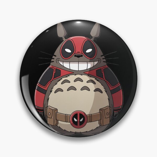 Aperçu de l'œuvre Fusion Totoro x Deadpool créée et vendue par ArtInventor.