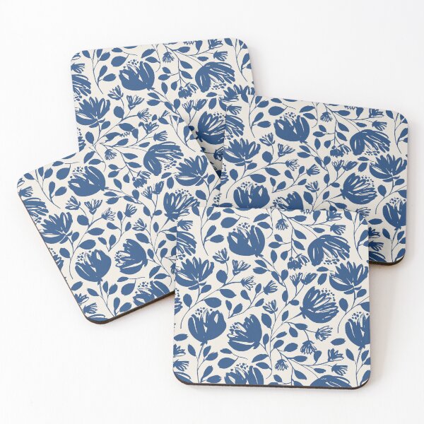 Item preview, Blue and white flowers designed and sold by Anisha  Vaz.
