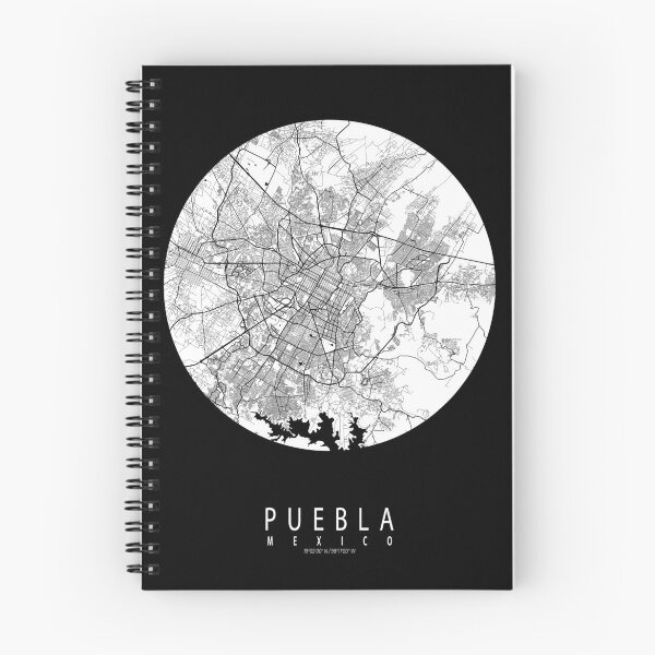 Item preview, Puebla City Map of Mexico - Full Moon designed and sold by deMAP.