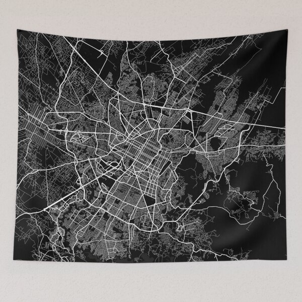 Item preview, Puebla City Map of Mexico - Full Moon designed and sold by deMAP.