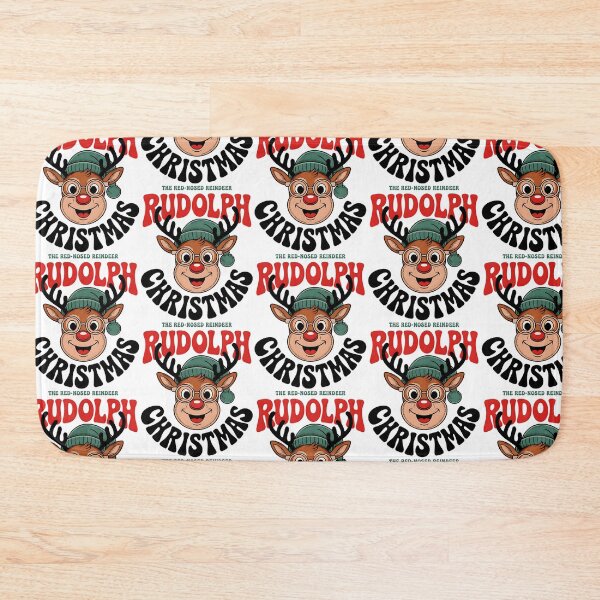 Item preview, Rudolph Red Nose Reindeer – Cute Retro Christmas Cartoon designed and sold by Taans-Creation.