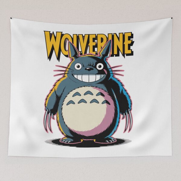 Item preview, Totoro x Wolverine Fusion designed and sold by ArtInventor.