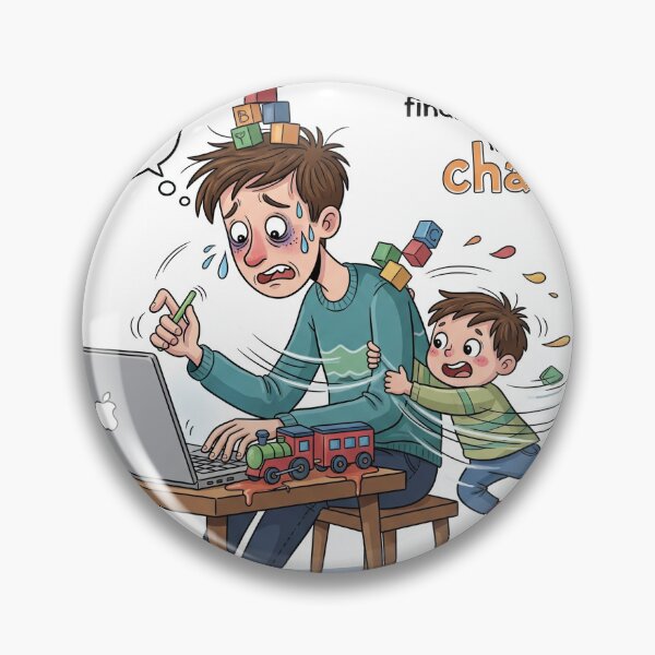 Item preview, Parenting in Chaos designed and sold by MidLifeDadShop.