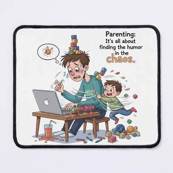Item preview, Parenting in Chaos designed and sold by MidLifeDadShop.