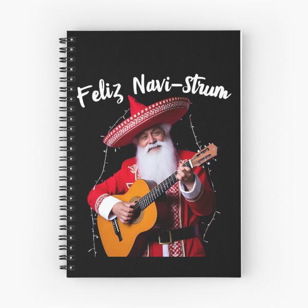 Item preview, Feliz Navi-Strum – Funny Christmas Guitar for Musicians designed and sold by Hintotees.