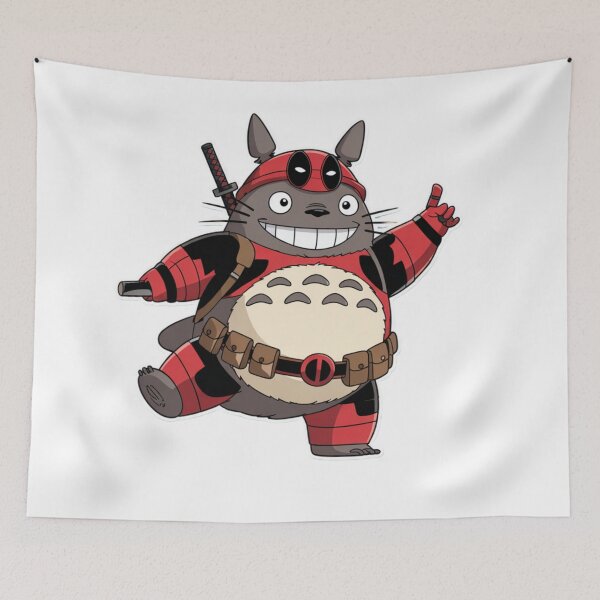 Item preview, Totoro x Deadpool Fusion designed and sold by ArtInventor.