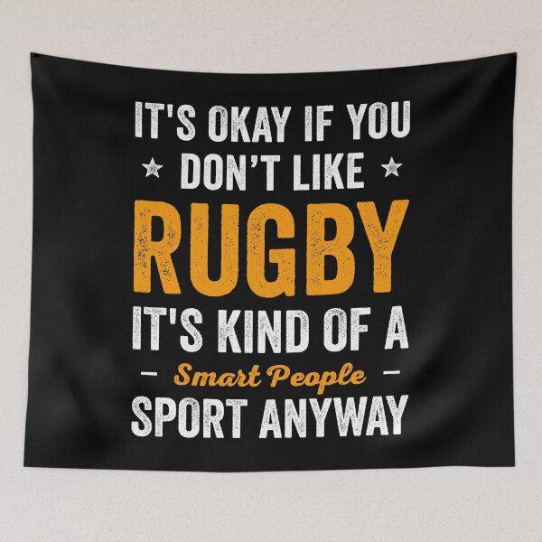 Item preview, Rugby Is Smart People Sport Funny Rugby designed and sold by RareBunny.