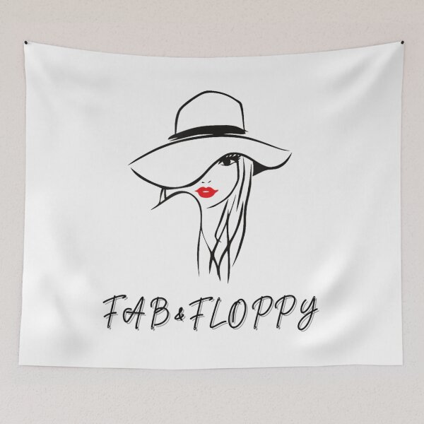Item preview, FAB & FLOPPY_ OVERSIZED FLOPPY HAT TEE designed and sold by ReyesHirthe.