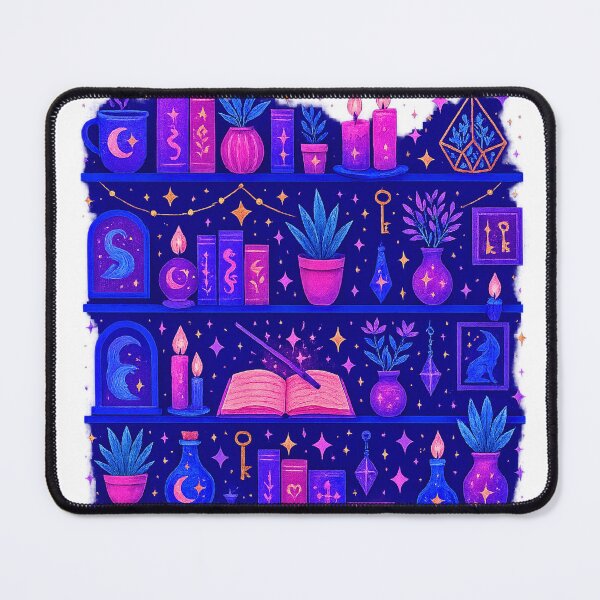 Item preview, Enchanted Cosmic Bookshelf | Magical Fantasy Library designed and sold by thatgirlrenee91.