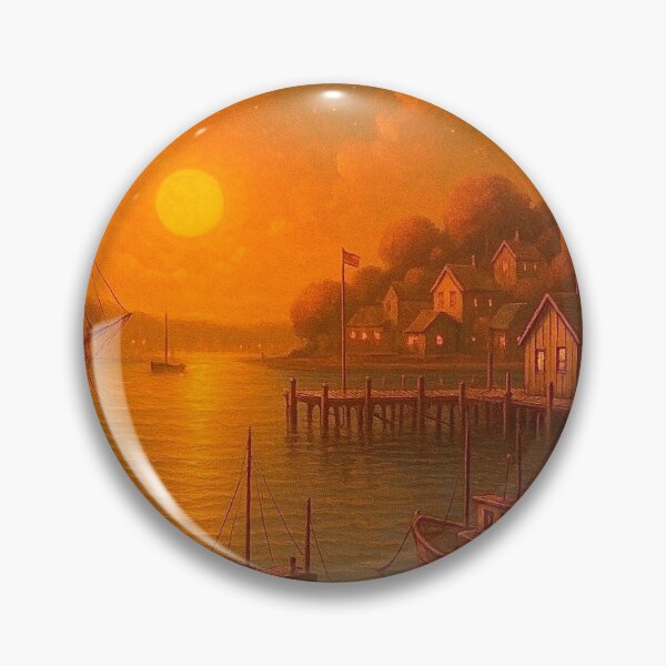 Item preview, Harbor Lights at Dusk designed and sold by KRYPTO-KHAT.