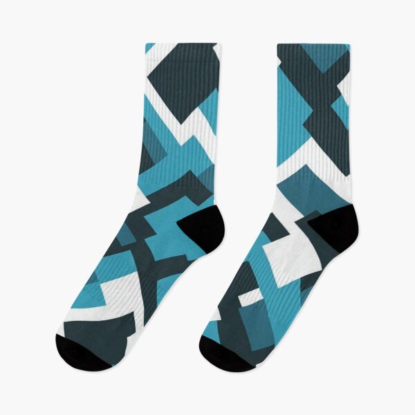 Item preview, Blue Geometric Abstract Pattern designed and sold by PatiMood.