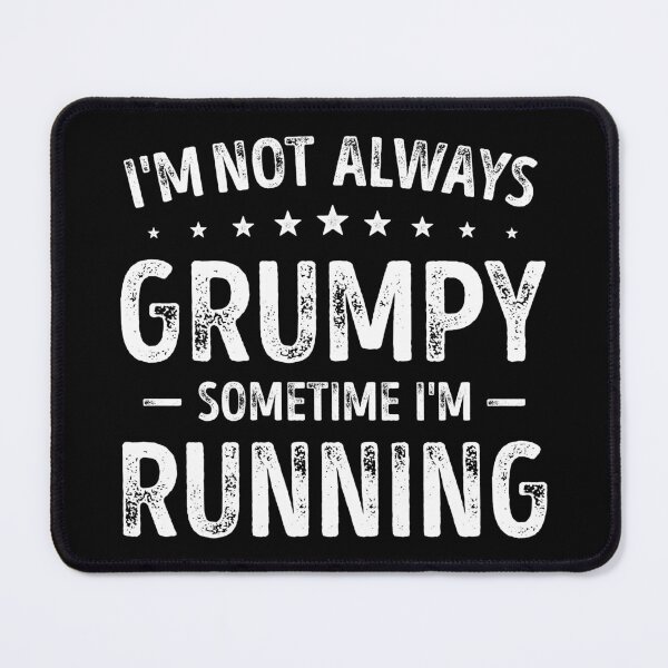 Item preview, Grumpy Grandpa Funny Running designed and sold by RareBunny.