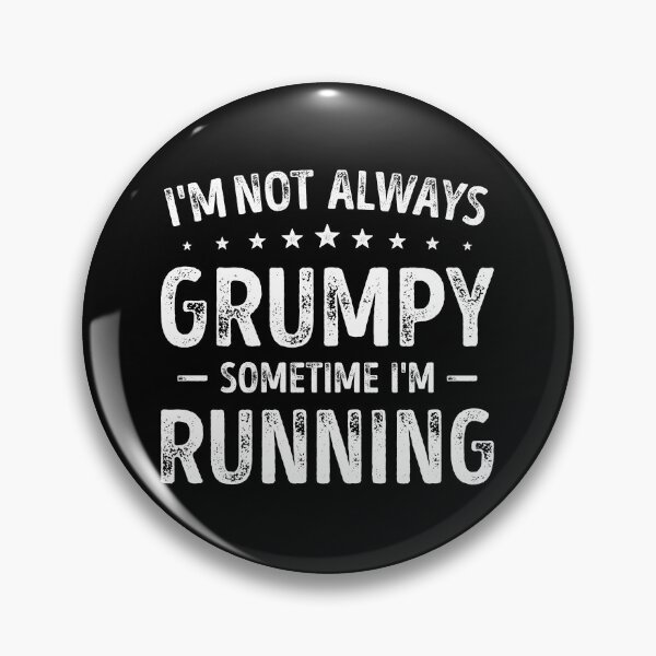 Item preview, Grumpy Grandpa Funny Running designed and sold by RareBunny.