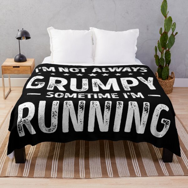 Item preview, Grumpy Grandpa Funny Running designed and sold by RareBunny.
