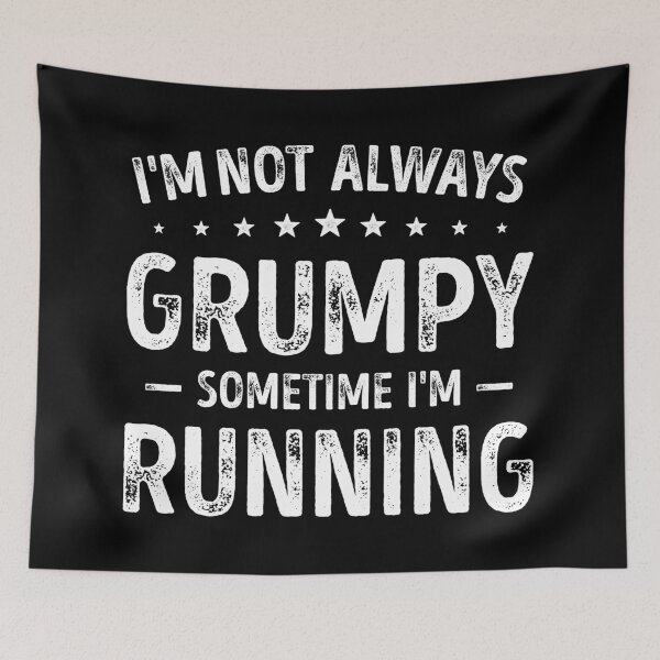 Item preview, Grumpy Grandpa Funny Running designed and sold by RareBunny.