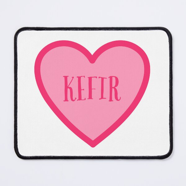 Item preview, Love Kefir Pink Heart designed and sold by SWETA HALDER.