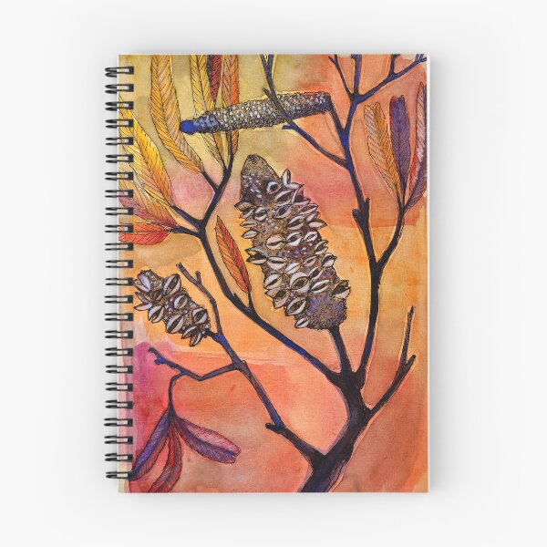 Item preview, Coastal Banksia Red designed and sold by RainWhiteArt.