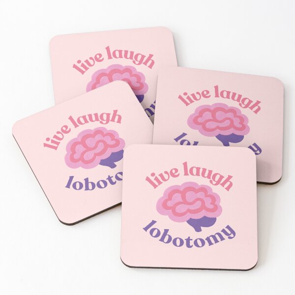 Item preview, Live laugh lobotomy cute print designed and sold by evlntn.