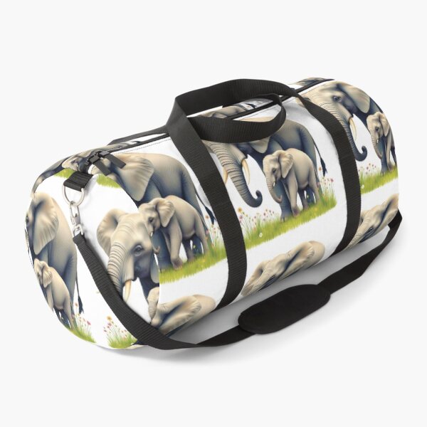 Item preview, Mother elephant and baby elephant designed and sold by AnuNP.
