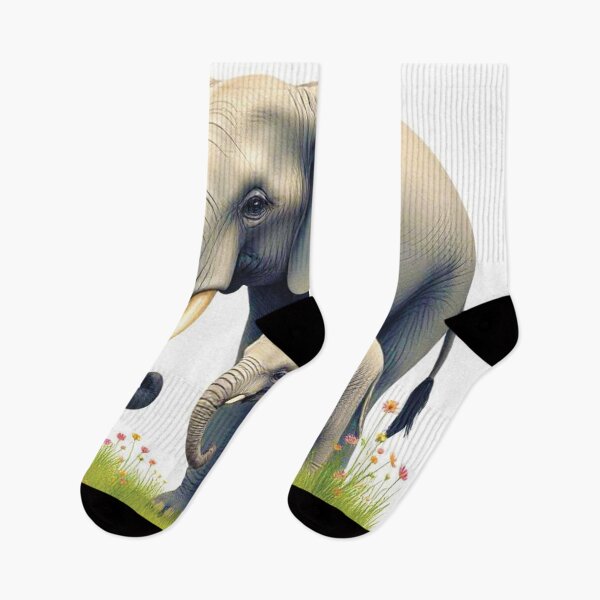Item preview, Mother elephant and baby elephant designed and sold by AnuNP.