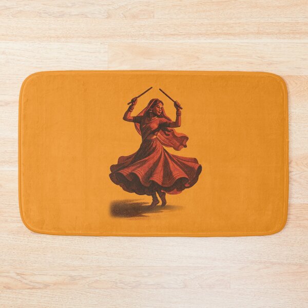 Item preview, Garba Dance Illustration – Navratri Folk Art designed and sold by KAYJAY DESIGNS.