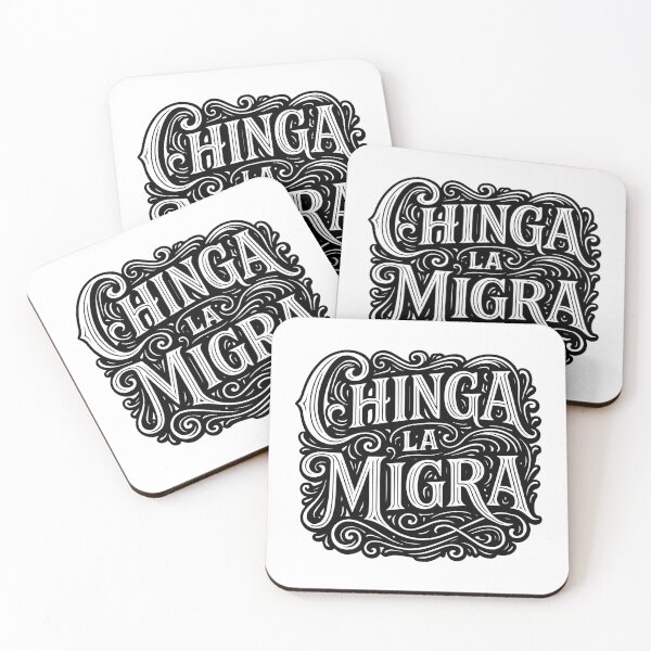 Item preview, Chinga La Migra – Calligraphy Tattoo Design designed and sold by InkStation24.