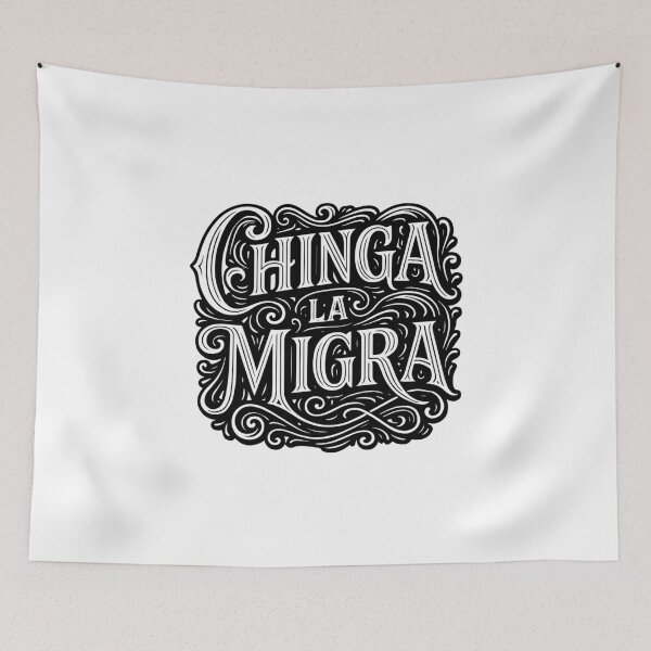 Item preview, Chinga La Migra – Calligraphy Tattoo Design designed and sold by InkStation24.
