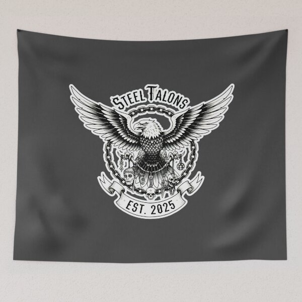 Item preview, Mystical Eagle Grasping Skull Chain designed and sold by SplashTastic.