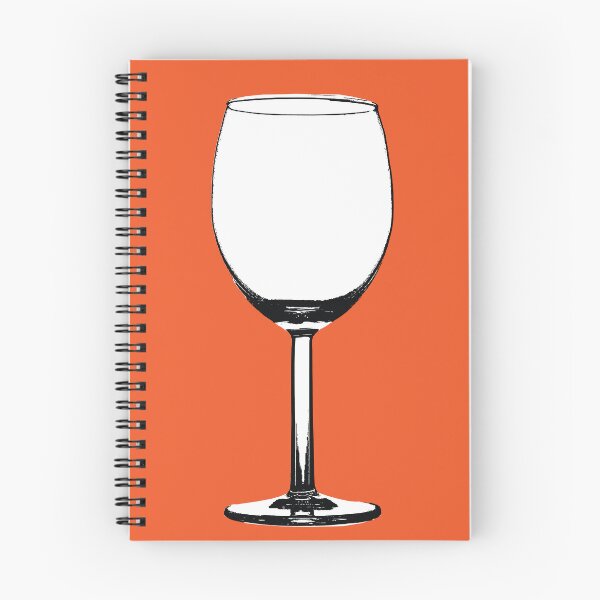 Item preview, Wine Glass on Orange designed and sold by Type, Wine, etc..