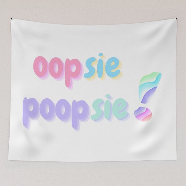 Item preview, Oopsie Poopsie | Funny Cute Pastel Graphic designed and sold by BeBetterPeople.