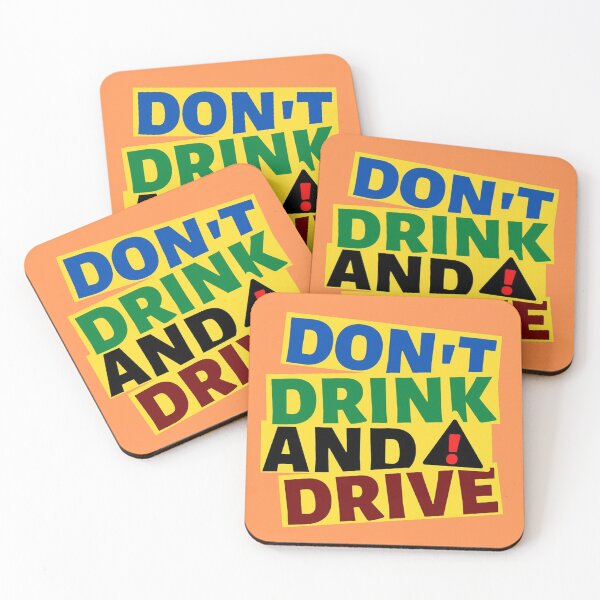 Item preview, Don’t Drink and Drive Typography | Road Safety Awareness Quote Design designed and sold by lavanya11.