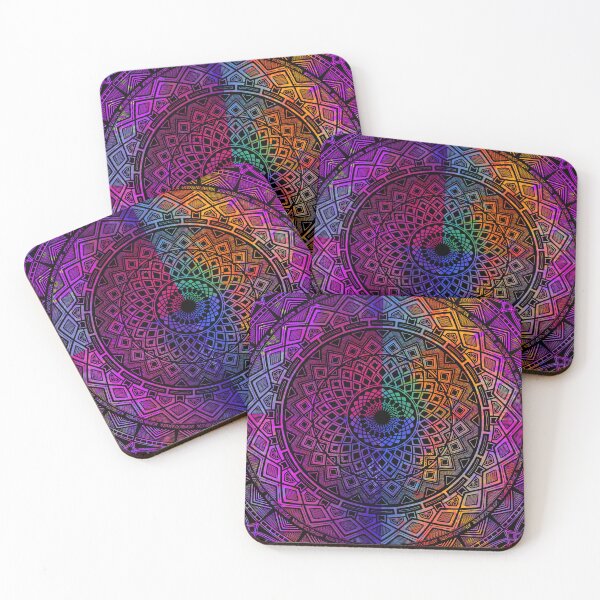 Item preview, Bohemian Rainbow Watercolor Mandala designed and sold by Dawn Anthes.