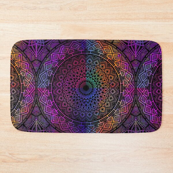 Item preview, Bohemian Rainbow Watercolor Mandala designed and sold by Dawn Anthes.