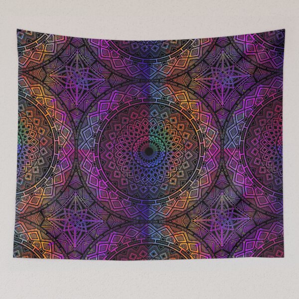 Item preview, Bohemian Rainbow Watercolor Mandala designed and sold by Dawn Anthes.