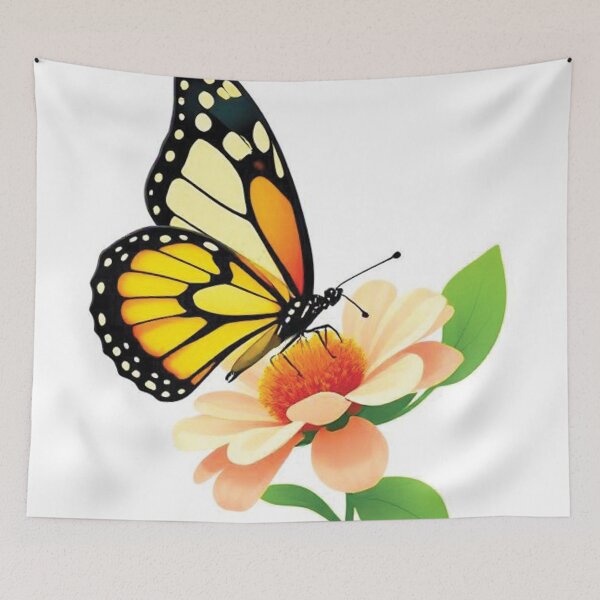 Item preview, Butterfly collects nectar designed and sold by AnuNP.