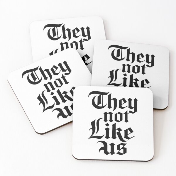 Item preview, They Not Like Us – Calligraphy Tattoo Design designed and sold by InkStation24.