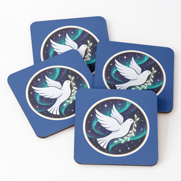 Item preview, Peace Dove Under Northern Lights designed and sold by PrintBreeze.