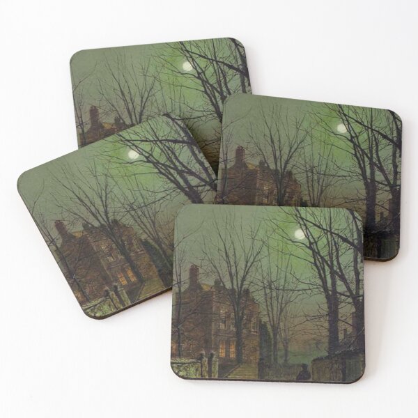 Item preview, Au Clair de Lune – John Atkinson Grimshaw (1882) designed and sold by Art Outlaws.