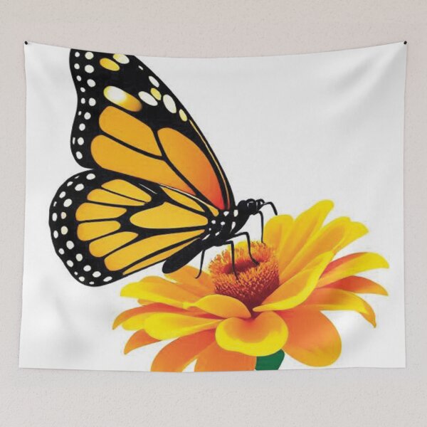 Item preview, Butterfly with flower designed and sold by AnuNP.