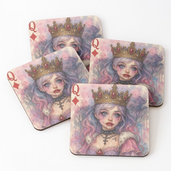 Item preview, Queen of Diamonds designed and sold by Woven-myth.