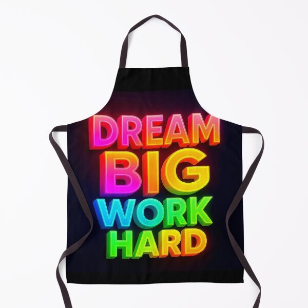 Item preview, Dream big work hard designed and sold by Dogandesighn.