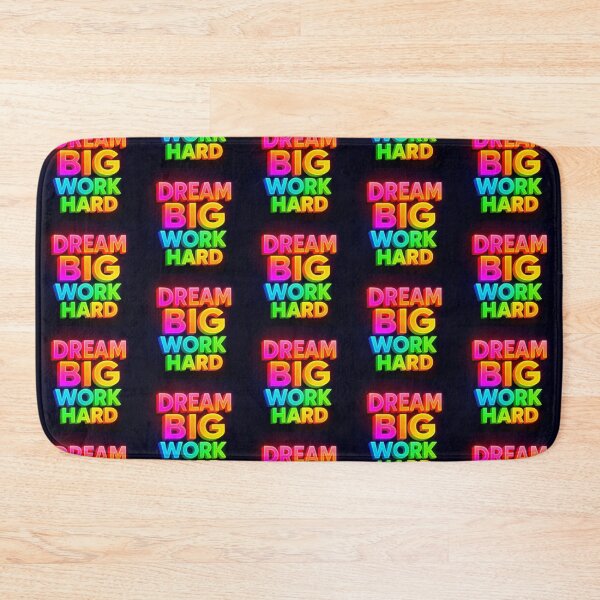 Item preview, Dream big work hard designed and sold by Dogandesighn.