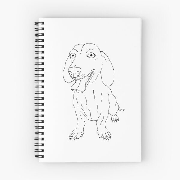Item preview, Linework Dachshund designed and sold by Laurzy Creative.