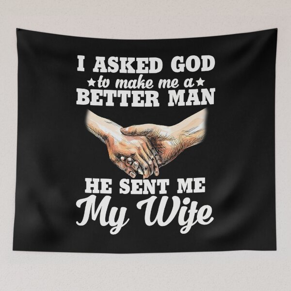 Item preview,  Couple Husband Wife Asked God designed and sold by Caitliaulfield.