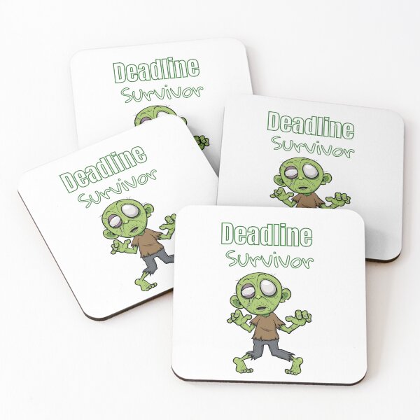 Item preview, Deadline Survivor – Funny Zombie Design designed and sold by Kindloom.