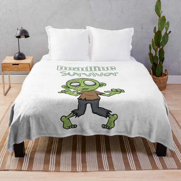 Item preview, Deadline Survivor – Funny Zombie Design designed and sold by Kindloom.