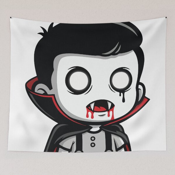 Item preview, Chibi Vampire – Creepy Cute Halloween Cartoon designed and sold by The Classics Freak.