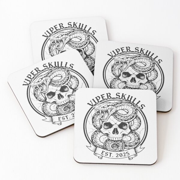 Item preview, Timeless Skull and Viper Emblem designed and sold by SplashTastic.